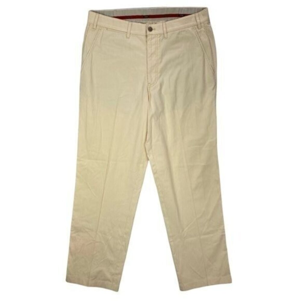Hiltl Palm Beach Lightweight Cotton Pinstriped Straight Leg‎ Trouser